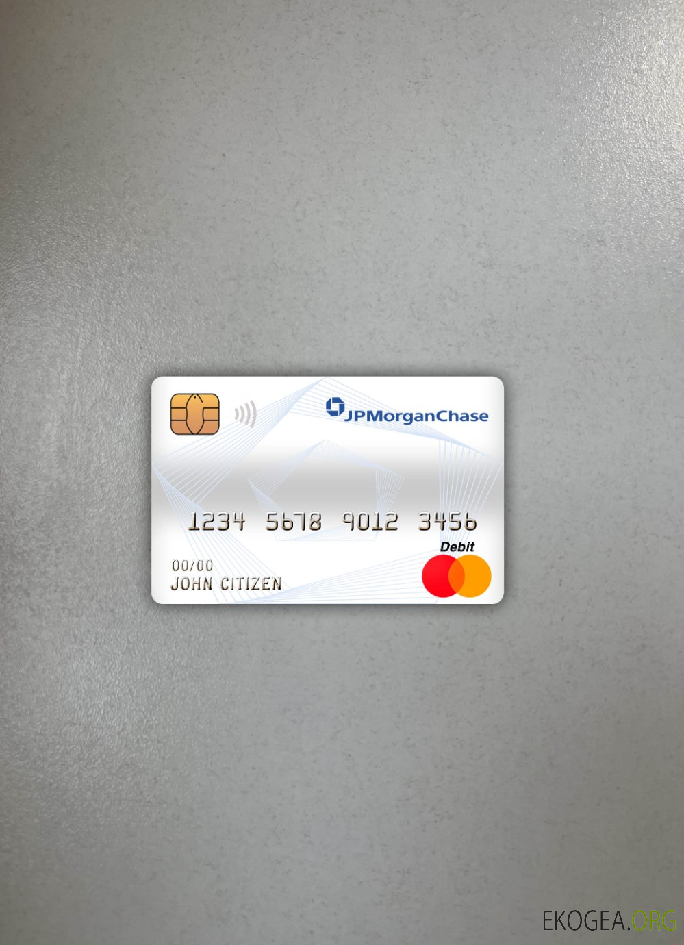 Canada JP Morgan Chase Bank Master carte de débit photolook ,